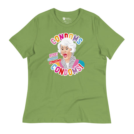 Condoms! (Women's Relaxed T-Shirt)-Women's T-Shirts-Swish Embassy