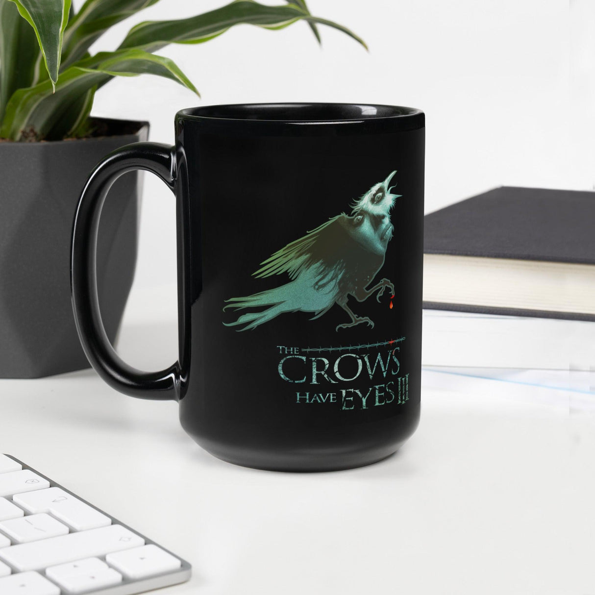 Crows Have Eyes (Mug)-Mugs-Swish Embassy