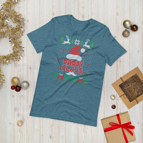 Daddy Claus (Ugly Christmas)-Christmas T-Shirts-Swish Embassy