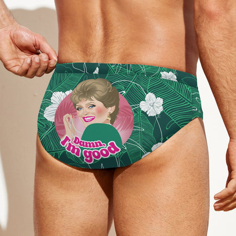 Damn I'm Good (Swim Briefs)-Swim Briefs-Swish Embassy