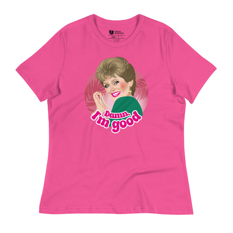 Damn I'm Good (Women's Relaxed T-Shirt)-Women's T-Shirts-Swish Embassy