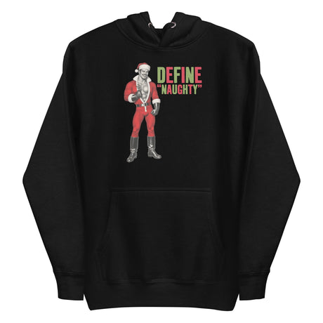Define Naughty (Hoodie)-Christmas Hoodies-Swish Embassy