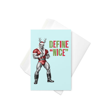 Define Nice (Christmas Card)-Greeting Card-Swish Embassy