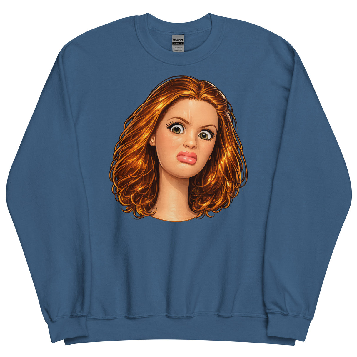 Disgusted Doll (Sweatshirt)-Sweatshirt-Swish Embassy