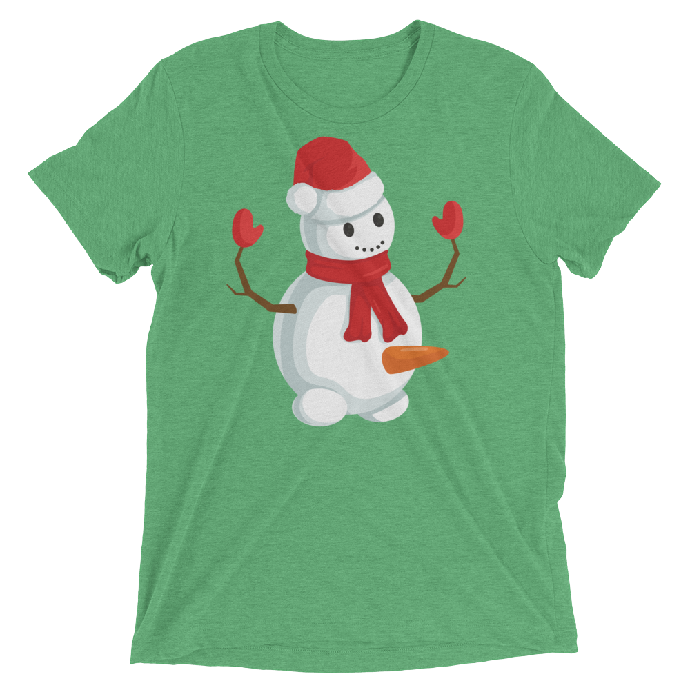 Do You Wanna Build A Snowman? (Triblend)-Triblend T-Shirt-Swish Embassy