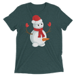 Do You Wanna Build A Snowman? (Triblend)-Triblend T-Shirt-Swish Embassy