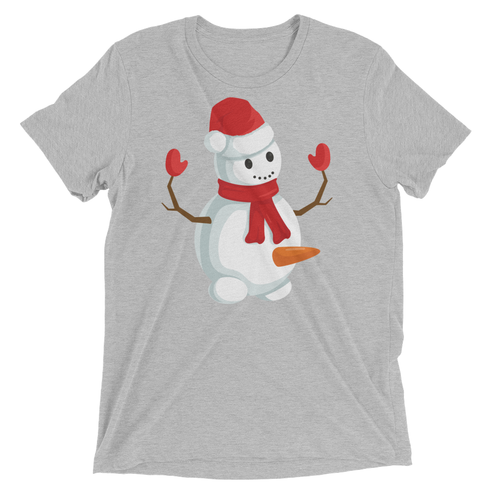 Do You Wanna Build A Snowman? (Triblend)-Triblend T-Shirt-Swish Embassy