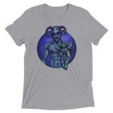 Dog and Demon (Triblend)-Triblend T-Shirt-Swish Embassy