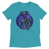 Dog and Demon (Triblend)-Triblend T-Shirt-Swish Embassy