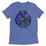 Dog and Demon (Triblend)-Triblend T-Shirt-Swish Embassy