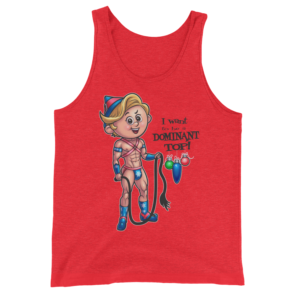 Dom Top Elf (Tank Top)-Christmas Tanks-Swish Embassy