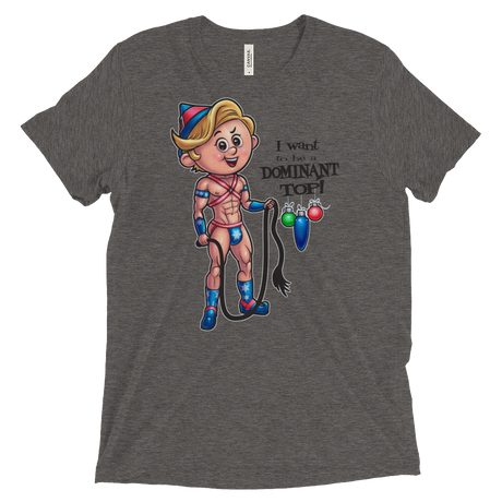 Dom Top Elf (Triblend)-Triblend T-Shirt-Swish Embassy