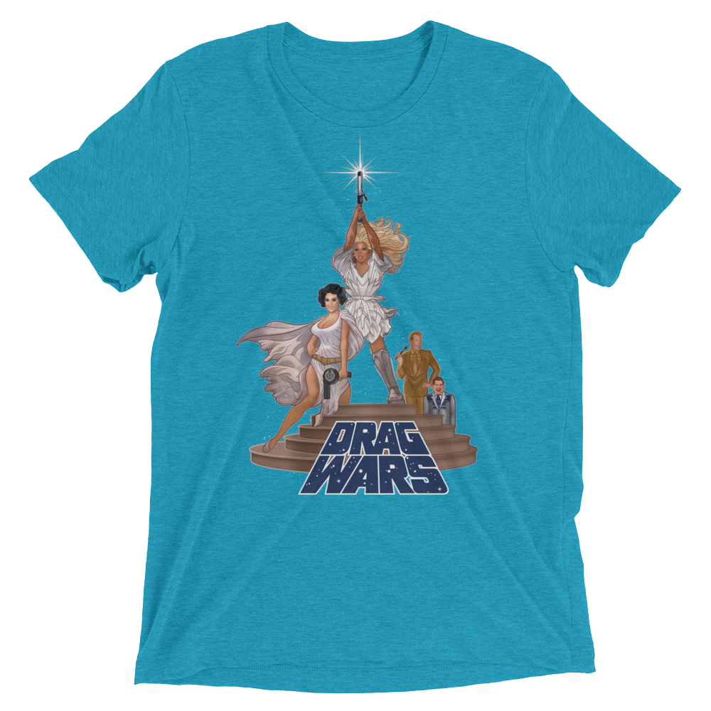 Drag Wars (Triblend)-Triblend T-Shirt-Swish Embassy