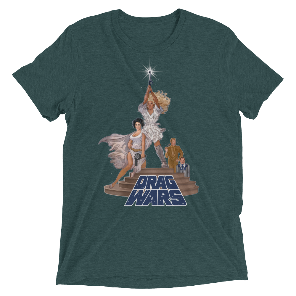 Drag Wars (Triblend)-Triblend T-Shirt-Swish Embassy