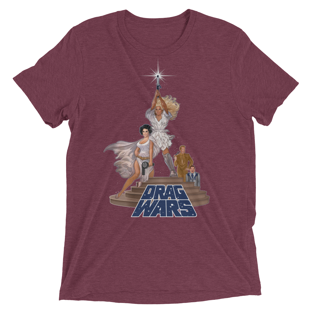 Drag Wars (Triblend)-Triblend T-Shirt-Swish Embassy