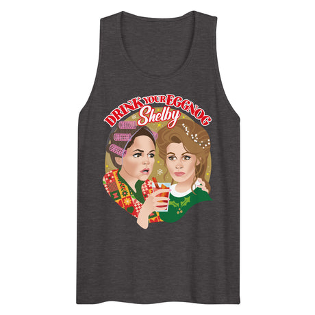 Drink Your Eggnog Shelby (Tank Top)-Christmas Tank Tops-Swish Embassy