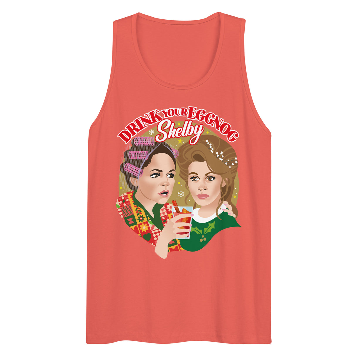 Drink Your Eggnog Shelby (Tank Top)-Tank Top-Swish Embassy