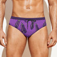 Eggplant Polkadot (Swim Briefs)-Swim Briefs-Swish Embassy