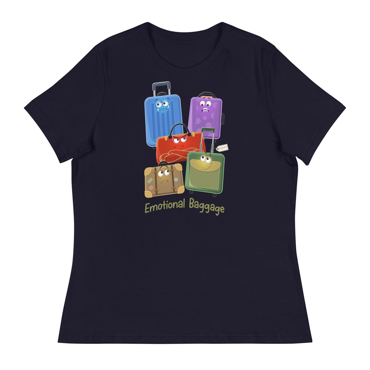 Emotional Baggage (Women's Relaxed T-Shirt)-Women's T-Shirts-Swish Embassy