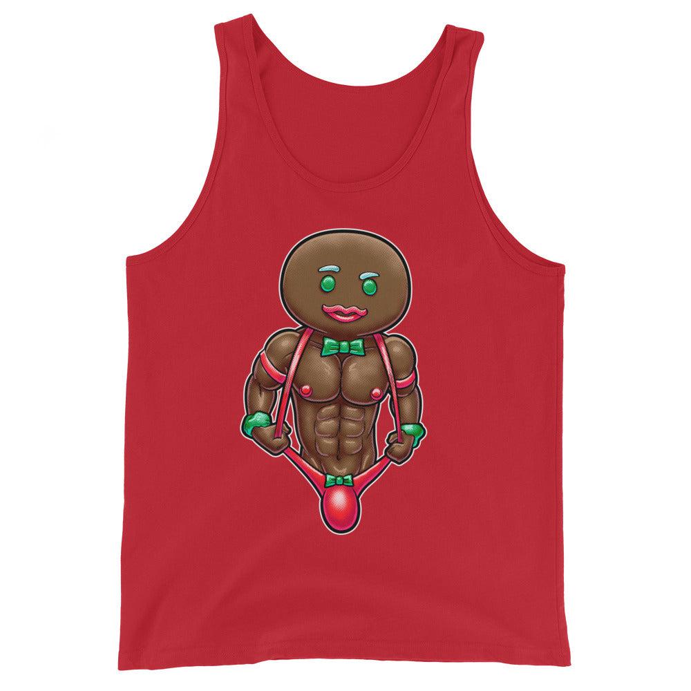 Everyone Loves a Ginger (Tank Top)-Christmas Tank Tops-Swish Embassy