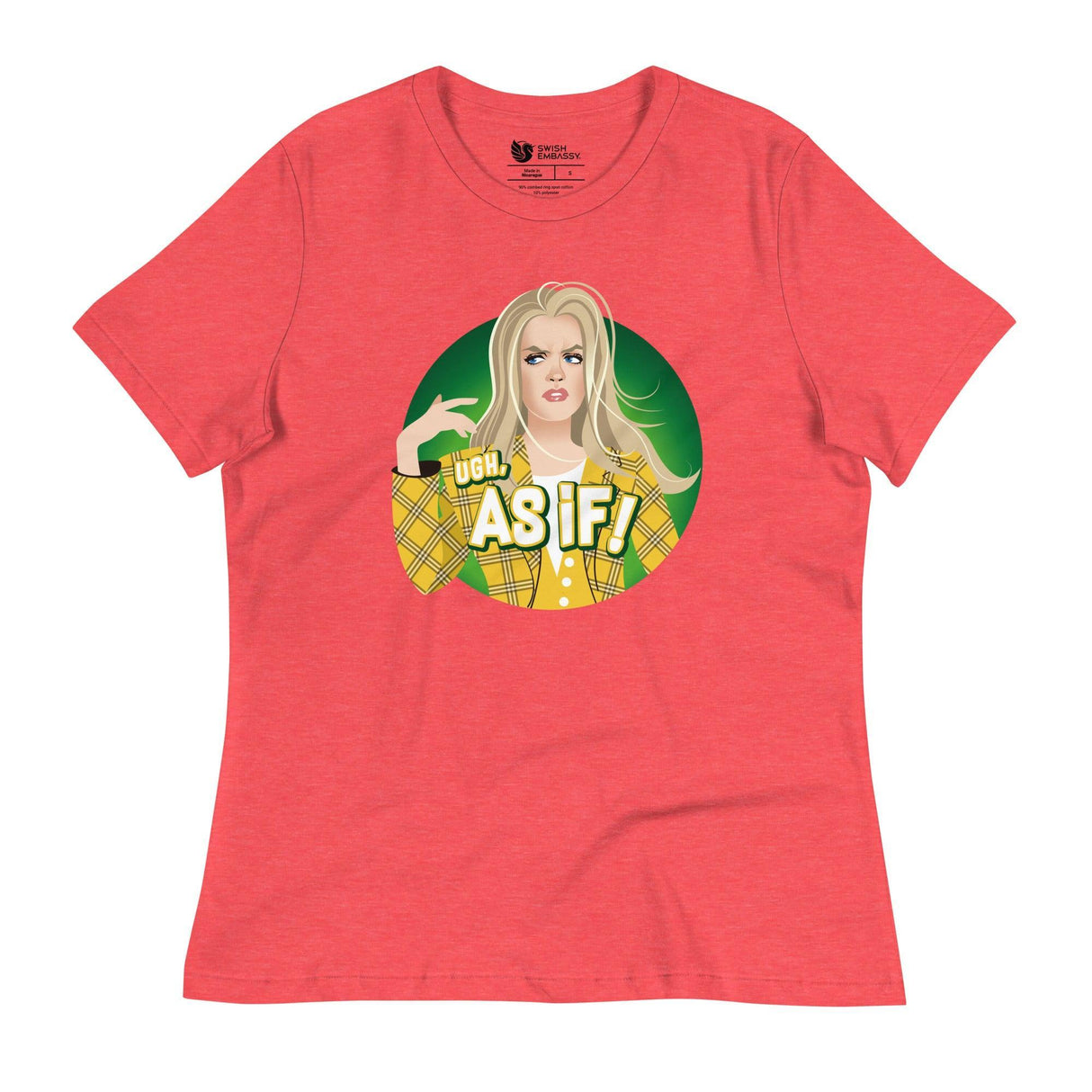 Ew, As If! (Women's Relaxed T-Shirt)-Women's T-Shirts-Swish Embassy