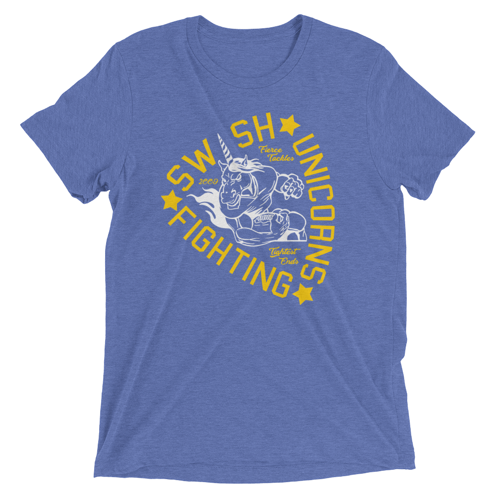 FIghting Unicorns (Triblend)-Triblend T-Shirt-Swish Embassy