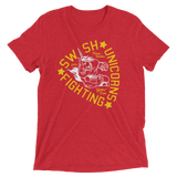 FIghting Unicorns (Triblend)-Triblend T-Shirt-Swish Embassy