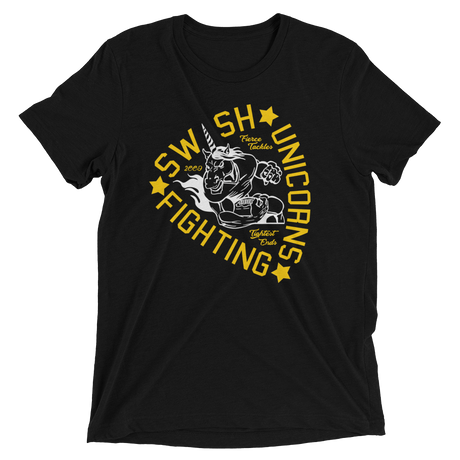 FIghting Unicorns (Triblend)-Triblend T-Shirt-Swish Embassy