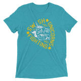 FIghting Unicorns (Triblend)-Triblend T-Shirt-Swish Embassy