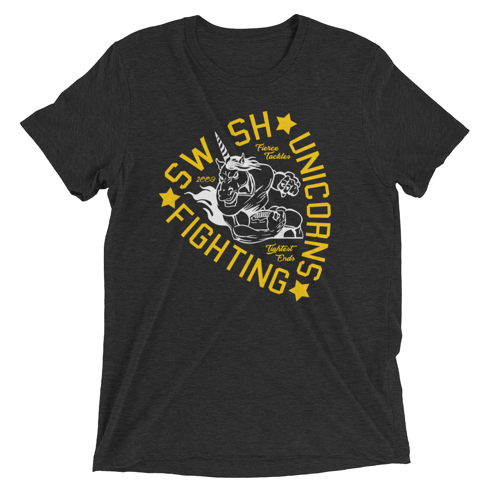 FIghting Unicorns (Triblend)-Triblend T-Shirt-Swish Embassy