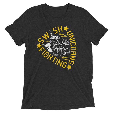 FIghting Unicorns (Triblend)-Triblend T-Shirt-Swish Embassy