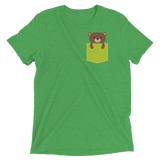 Faux Pocket Bear (Triblend)-Triblend T-Shirt-Swish Embassy