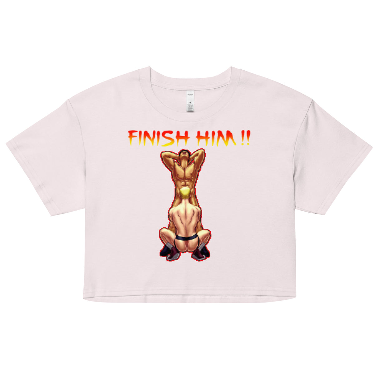 Finish Him (Crop Top)-Crop Top-Swish Embassy