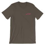 Flamingo (Embroidered T-Shirt)-Embroidered T-Shirts-Swish Embassy