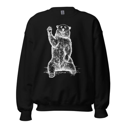 Friendly Bear (Sweatshirt)-Sweatshirt-Swish Embassy