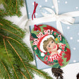 GG Ho Ho Ho (Ornament/Fridge Magnet)-Wood Ornament-Swish Embassy