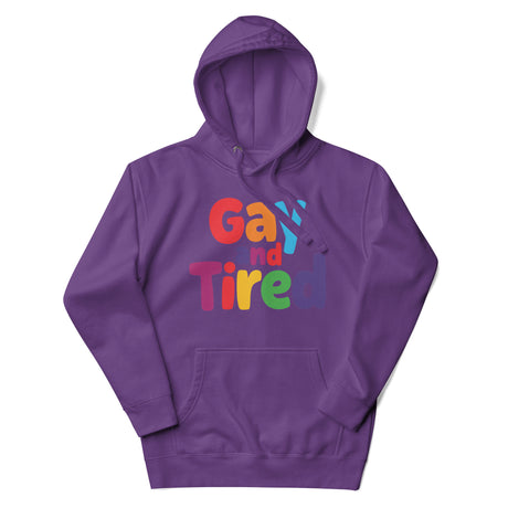 Gay and Tired (Hoodie)-Hoodie-Swish Embassy