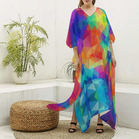 Geometric Pride (Kaftan)-Kaftan-Swish Embassy