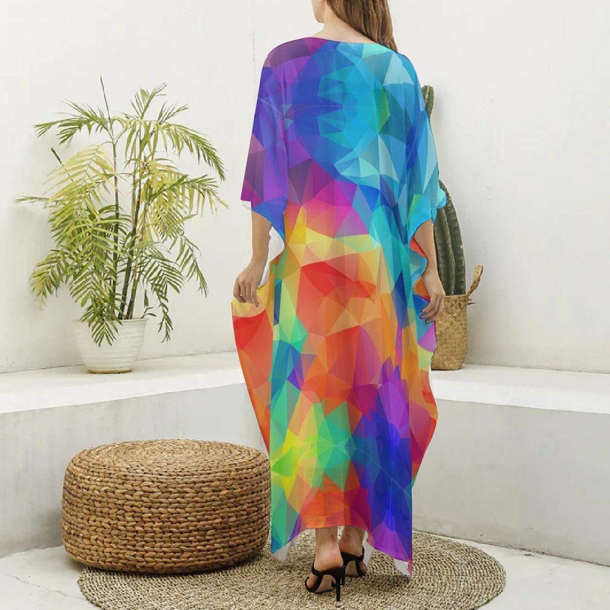 Geometric Pride (Kaftan)-Kaftan-Swish Embassy