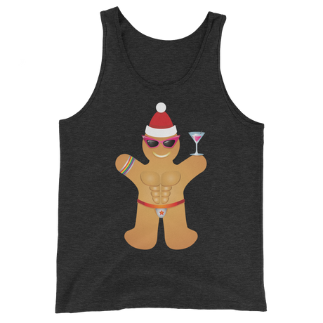 Gingerbread Circuit Man (Tank Top)-Christmas Tanks-Swish Embassy