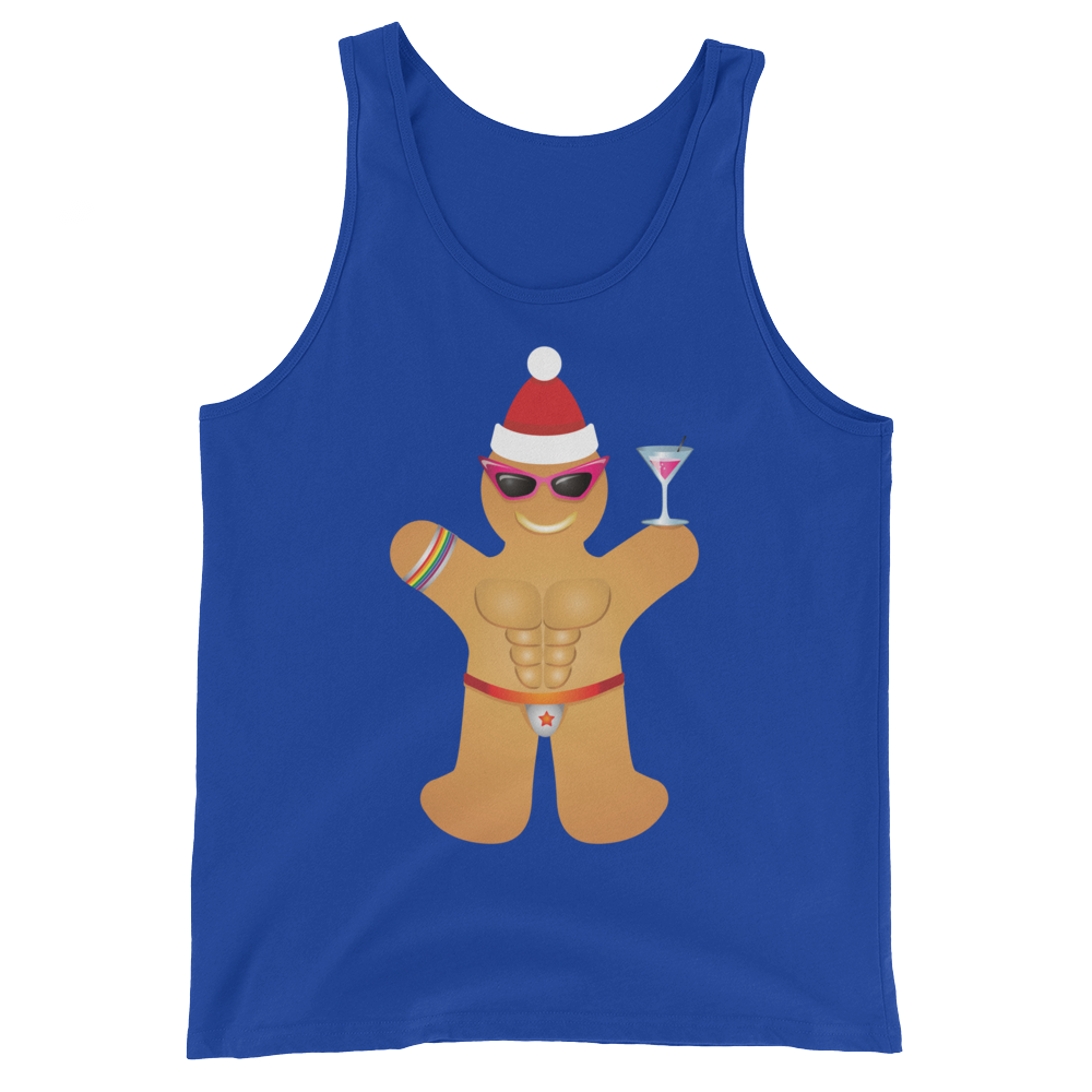 Gingerbread Circuit Man (Tank Top)-Christmas Tanks-Swish Embassy