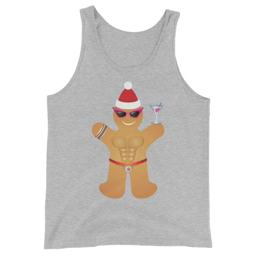 Gingerbread Circuit Man (Tank Top)-Christmas Tanks-Swish Embassy