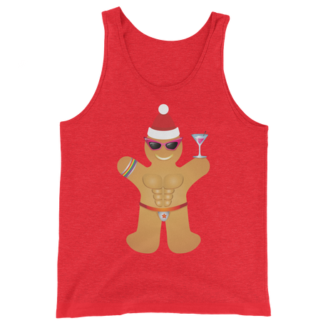 Gingerbread Circuit Man (Tank Top)-Christmas Tanks-Swish Embassy