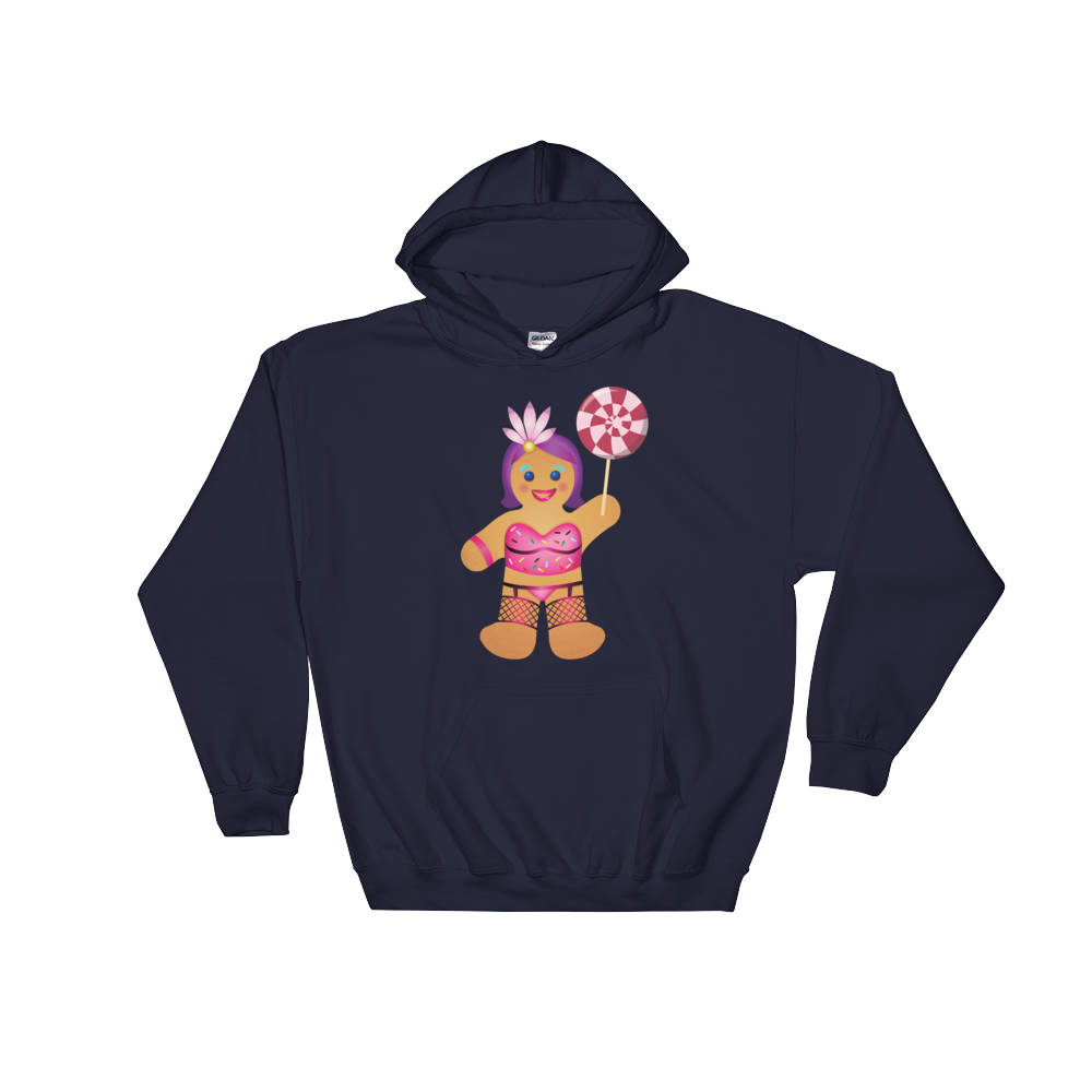 Gingerbread Drag Queen (Hoodie)-Hoodie-Swish Embassy