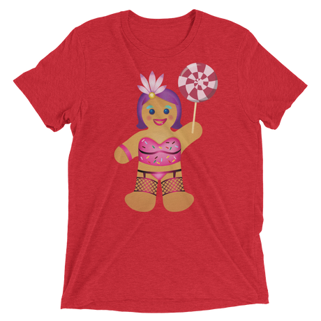 Gingerbread Drag Queen (Triblend)-Triblend T-Shirt-Swish Embassy