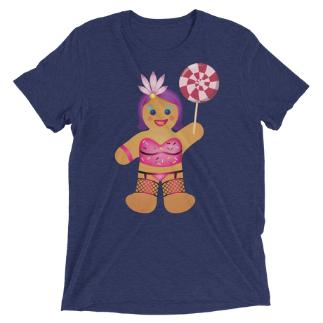 Gingerbread Drag Queen (Triblend)-Triblend T-Shirt-Swish Embassy