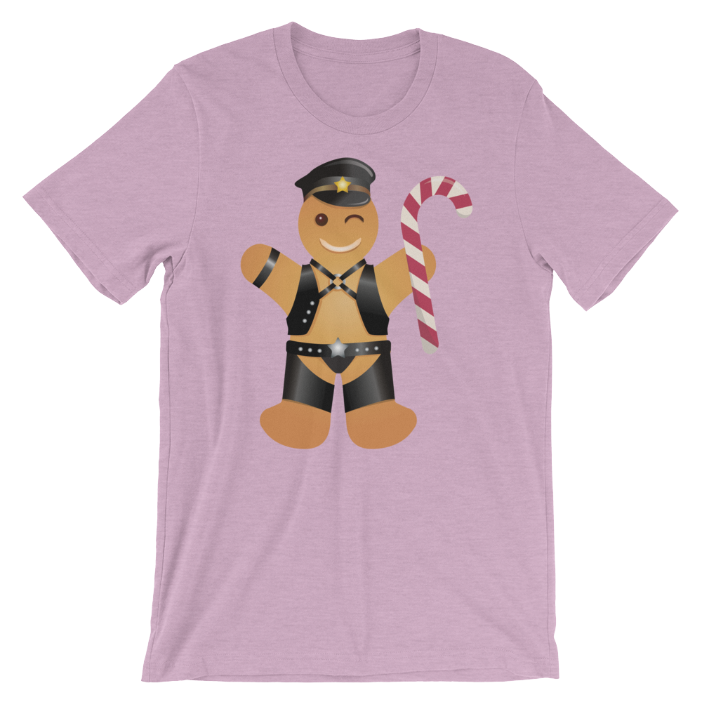 Gingerbread Leather Man-Christmas T-Shirts-Swish Embassy