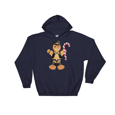 Gingerbread Leather Man (Hoodie)-Hoodie-Swish Embassy