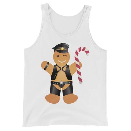 Gingerbread Leather Man (Tank Top)-Tank Top-Swish Embassy