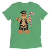 Gingerbread Leather Man (Triblend)-Triblend T-Shirt-Swish Embassy